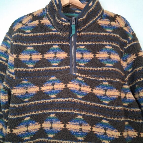 Horizon Other - Vintage Horizon Bass Creek Outfitters Fleece Jacket L Pullover Southwest Aztec